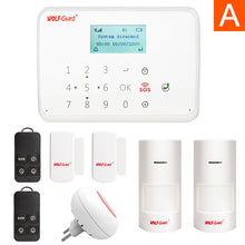 WOLF-Guard 433mhz wireless Intelligent Android IOS app remote control SOS button household burglar GSM Alarm Security System