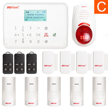WOLF-Guard 433mhz wireless Intelligent Android IOS app remote control SOS button household burglar GSM Alarm Security System