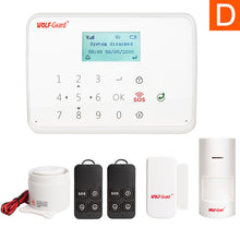 WOLF-Guard 433mhz wireless Intelligent Android IOS app remote control SOS button household burglar GSM Alarm Security System
