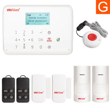 WOLF-Guard 433mhz wireless Intelligent Android IOS app remote control SOS button household burglar GSM Alarm Security System