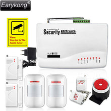 GSM10A Wireless/wired Phone SIM GSM Home Burglar Security GSM Alarm System, Include Door open detector, Motion detector