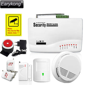 GSM10A Wireless/wired Phone SIM GSM Home Burglar Security GSM Alarm System, Include Door open detector, Motion detector