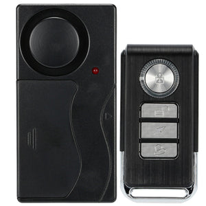 Wireless Remote Control Door Vibration Sensor Alarm Home House Security Door Window Car Sensor Detector with 4 Functions