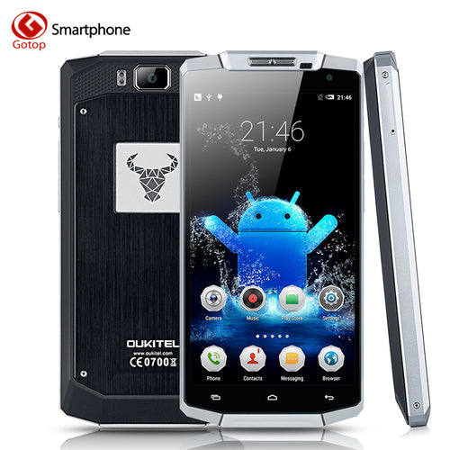 Original Oukitel K10000 4G LTE Smartphone 5.5 Inch Android 6.0 MTK6735P Quad Core 10000mAh Battery 2GB RAM 16GB ROM Mobile phone