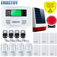 Free Shipping!Quad-band G4B GSM PSTN SIM Home security Alarm system Menu screen LCD Keyboard alarm English/Russian/Spanish Voice