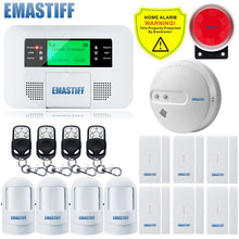 Free Shipping!Quad-band G4B GSM PSTN SIM Home security Alarm system Menu screen LCD Keyboard alarm English/Russian/Spanish Voice