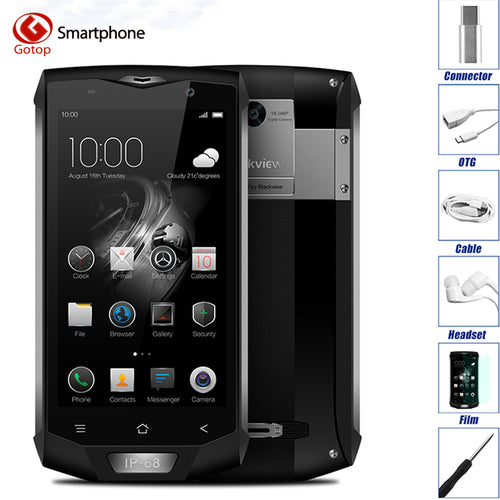 Original Blackview BV8000 Pro Waterproof Smartphone Android 7.0 MTK6757V Octa Core Cell Phone 6GB RAM 64GB ROM 4G Mobile Phone