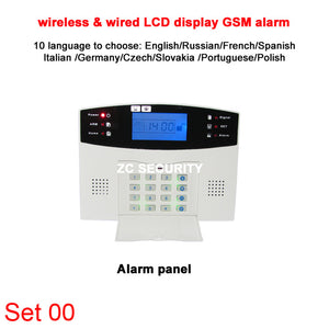 106 zone  LCD keyboard wired & wireless GSM alarm system home security set Voice Guide two way intercom free shipping