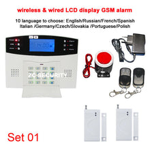 106 zone  LCD keyboard wired & wireless GSM alarm system home security set Voice Guide two way intercom free shipping