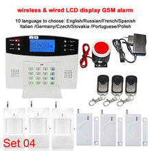 106 zone  LCD keyboard wired & wireless GSM alarm system home security set Voice Guide two way intercom free shipping