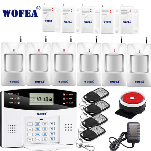 106 zone  LCD keyboard wired & wireless GSM alarm system home security set Voice Guide two way intercom free shipping