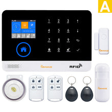 JINMANZE Wireless WIFI GSM GPRS Home Burglar Security GSM Alarm System English German RFID card Voice Prompt APP Remote Control