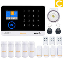 JINMANZE Wireless WIFI GSM GPRS Home Burglar Security GSM Alarm System English German RFID card Voice Prompt APP Remote Control