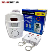 Smarsecu2 Remote Controller Wireless Home Security PIR Alert Infrared Sensor Alarm system Anti-theft Motion Detector Alarm Siren