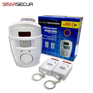 Smarsecu2 Remote Controller Wireless Home Security PIR Alert Infrared Sensor Alarm system Anti-theft Motion Detector Alarm Siren