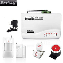 GSM10A Wireless/wired Phone SIM GSM Home Burglar Security GSM Alarm System, Include Door open detector, Motion detector