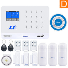 Marlboze Wireless Home Security GSM WIFI GPRS Alarm System IOS Android APP Remote Control RFID Card PIR Sensor Door Sensor kit