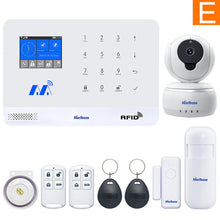 Marlboze Wireless Home Security GSM WIFI GPRS Alarm System IOS Android APP Remote Control RFID Card PIR Sensor Door Sensor kit