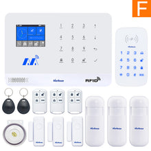 Marlboze Wireless Home Security GSM WIFI GPRS Alarm System IOS Android APP Remote Control RFID Card PIR Sensor Door Sensor kit
