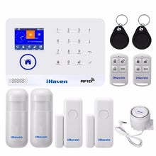 iHaven WIFI GSM alarm system RFID card Arm Disarm Multilingual burglar alarm Wireless Home Security APP Remote Door alarm