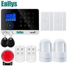 Wireless door sensor Home Security system alarm TFT Display Wired Siren Kit SIM SMS WIFI GSM burglar Alarm APP Remote Control
