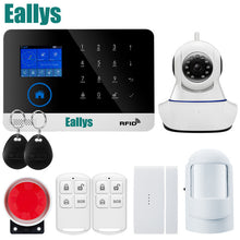 Wireless door sensor Home Security system alarm TFT Display Wired Siren Kit SIM SMS WIFI GSM burglar Alarm APP Remote Control