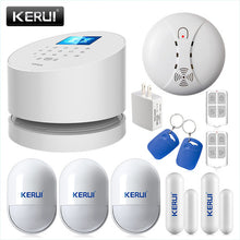 Android IOS app remote control WIFI GSM PSTN three-in-one alarm system high quality kerui gsm alarm system free shipping