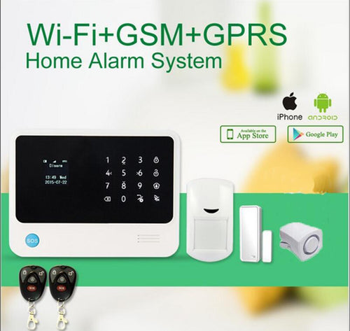 WIFI Alarm System Support IP Camera GSM Alarm System Home Security Alarm System with mini siren