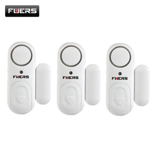 Fuers 3pcs 433Mhz Door Window Sensor Independent Door Contact Standalone Alarm Wireless Garage Magnetic Detector Sensor for Home