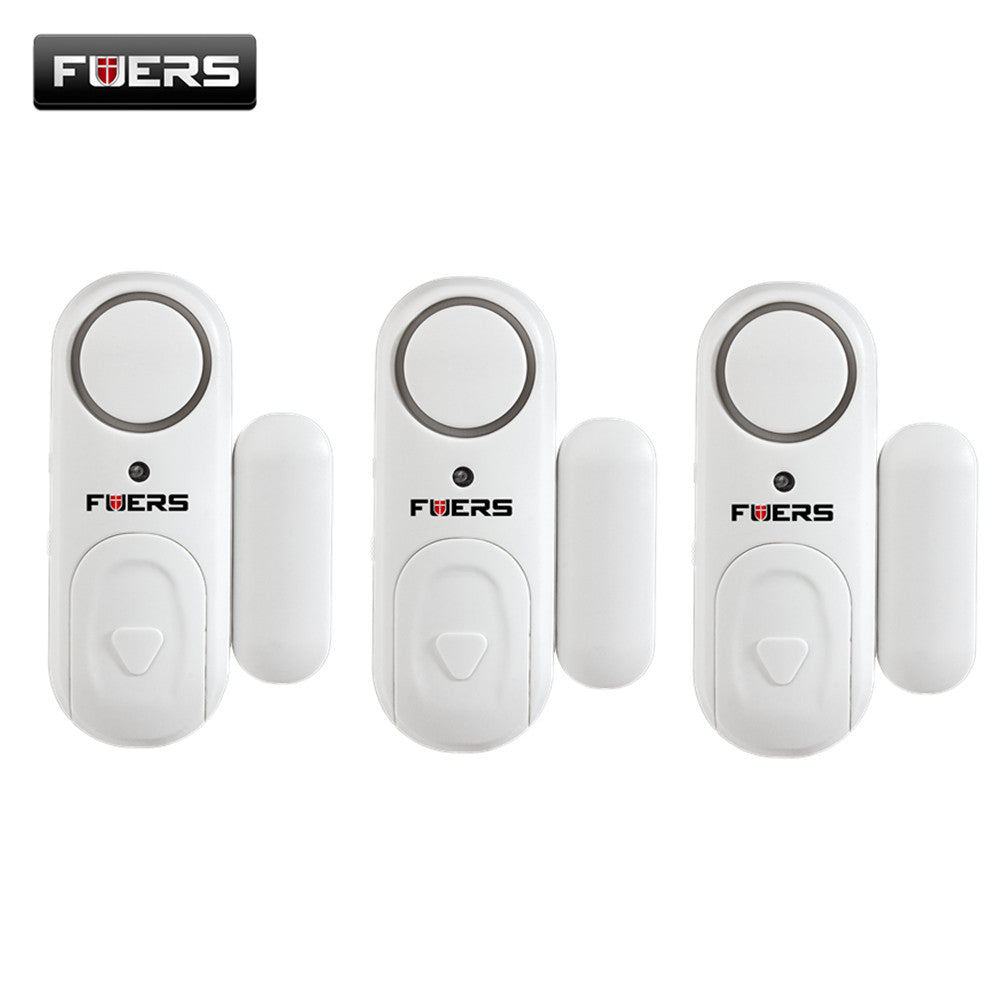 Fuers 3pcs 433Mhz Door Window Sensor Independent Door Contact Standalone Alarm Wireless Garage Magnetic Detector Sensor for Home