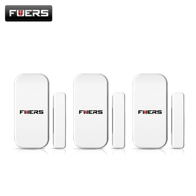 Fuers 3pcs/lot Wireless Magnetic Door Sensor Detectors 433Mhz Door Alarm For Home Alarm System Door Sensor Alarme De Porte