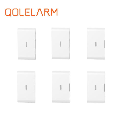 6pcs 433 MHz Wireless vibration sensor glass break sensor with baterry for GSM WiFi security home alarm system