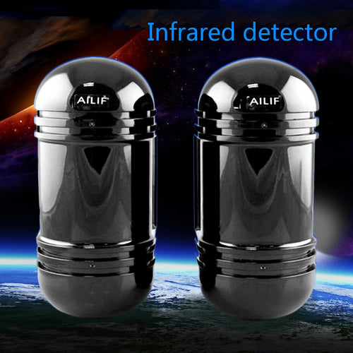 Alarm Dual Beam Photoelectric Infrared Detector 100M Home & Garden Security
