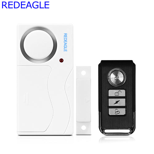 REDEAGLE Wireless Window Door Magnetic Sensor Detector Remote Control Entry Detector Anti-Theft For Home Security Alarm System