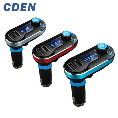 Car MP3 Player Wireless Bluetooth Handsfree Dual USB Car Charger TF Card Solt FM Transmitter Remote Control Auto Audio Player