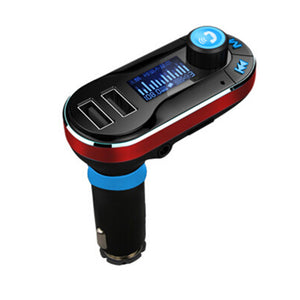 Car MP3 Player Wireless Bluetooth Handsfree Dual USB Car Charger TF Card Solt FM Transmitter Remote Control Auto Audio Player
