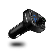 Onever Car FM Transmitter Modulator Bluetooth Car Kit MP3 Player SD TF Music Play Dual USB 4.1A Quick Charger Voltage Display