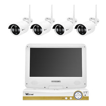 Wistino  HD 720P Security WIFI Kit NVR CCTV Camera System IP Cameras Wireless Surveillance Video Monitor Outdoor LCD Screen P2P