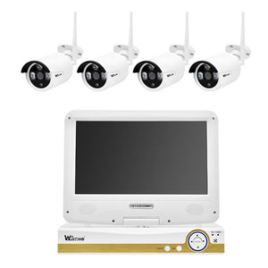 Wistino  HD 720P Security WIFI Kit NVR CCTV Camera System IP Cameras Wireless Surveillance Video Monitor Outdoor LCD Screen P2P